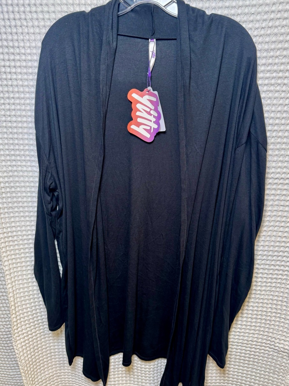 Yitty by Lizzo NWT Soft Rib Black Cardigan Duster- Size 2XL. #CN2500517